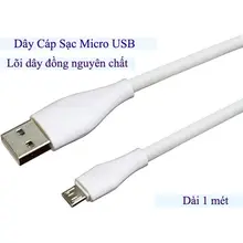 Dây Cáp Sạc Micro USB - lõi dây đồng nguyên chất . Dùng cho các dòng máy  Android đời cũ ...__ hàng sẵn kho
