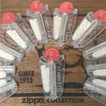 Bộ Phụ Kiện Zippo bấc đá 7 Viên Đá Kèm Dây Tim Thay Thế