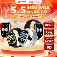 Đồng Hồ Thông Minh Xiaomi Redmi Watch 5 ACTIVE / Watch 5 LITE | Nghe Gọi Bluetooth | Chống Nước | Bảo Hành 12 Tháng