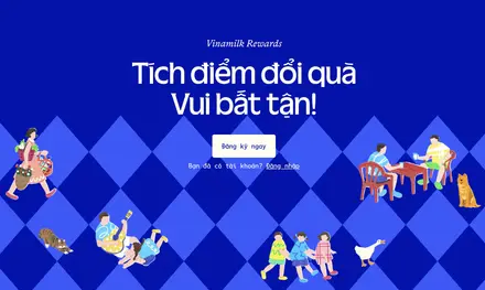 Vinamilk Rewards – Tặng 8.000 Điểm Cho Thành Viên Mới