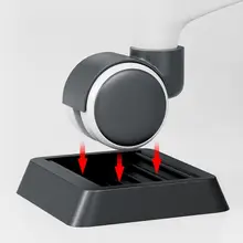 Miếng lót cố định bánh xe chống trơn trượt bảo vệ sàn nhà dành cho ghế xoay văn phòng, đồ nội thất