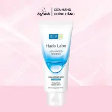 Sữa rửa mặt dưỡng ẩm Hada Labo Advanced Nourish Hyaluronic Acid Cleanser 80g