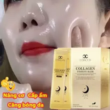 Mặt Nạ Ngủ Collagen LYDIMOON Hộp 20 Gói Nâng Cơ Săn Chắc Da Bổ Sung Collagen Cấp Nước Dưỡng Ẩm Căng Bóng Làm Sáng Da