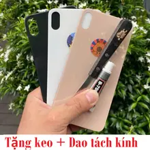 (Tặng Cậy + Keo) kính lưng Thay thế Cho Thợ Sữa Chữa ,nắp lưng cho ipX/XS/XR/XSM Loại đẹp