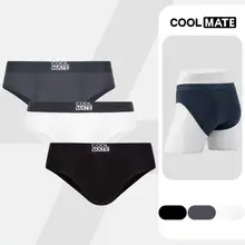 Combo 3 Quần Lót Tam Giác Nam Brief Bamboo Coolmate