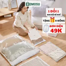Túi Hút Chân Không Đựng Quần Áo, Túi Chân Không Hút Gọn Chăn Màn Lớn, Túi Chống Ẩm Mốc Quần Áo M002