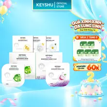 [SVIP] Combo 2 Hộp Mặt Nạ KEYSHU 10 Miếng 30ML Dưỡng Ẩm, Làm Sáng Da, Hỗ Trợ Ngăn Ngừa Lão Hóa