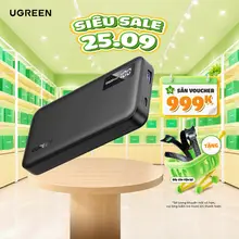 Pin sạc dự phòng 10000mAh/20000mAh Ugreen | Sạc nhanh 2 chiều 20W/30W | BH 18 tháng 1 đổi 1 | 25683 95424B 55989B