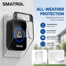 Vỏ chuông cửa chống nước Cửa Ngoài Trời Thích hợp sử dụng ngoài trời SMATRUL