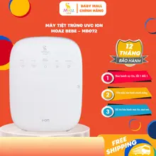 Máy tiệt trùng, sấy khô bình sữa công nghệ UVC ION Moaz bebe MB072 16L - MB113 23L bảo hành 12 tháng