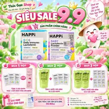 (Thóc Gạo Shop 89)(Hàng nhập khẩu) Bổ sung Happi Baby Lactoferrin hộp 28 gói làm từ sữa cho bé