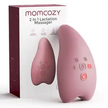 Máy mát xa cho con bú ấm Momcozy Pro, 8 chế độ rung & 4 cấp độ sưởi ấm, sạc nhanh và lâu hơn, cải thiện lưu lượng sữa & giảm sự tham gia của vú