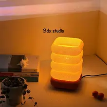 [ẢNH THẬT] Đèn bàn decor hiện đại họa tiết lưới, đèn trang trí phòng ngủ, decor góc làm việc, quà tặng sinh nhật