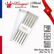 Đũa Inox CHOCKMEN Inox316 Đũa Thép Không Gỉ Đũa Ăn Xào Nấu Chống Trơn Trượt Dụng Cụ Gắp Bộ Đồ Bàn Ăn