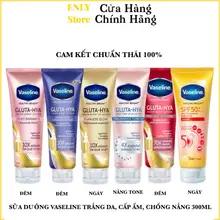 Sữa Dưỡng Thể Trắng Da Vaseline 70x Thái Lan 300ml - Healthy Bright Gluta HYA Serum Burst UV Lotion