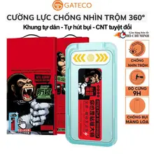 Cường lực chống nhìn trộm 360 độ có Khung tự dán cho iPhone 15 Promax 17 Pro max 16 Pro 14 plus 13 Pro 12 11 Xsmax