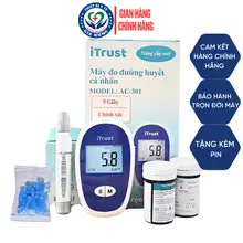 [TRỌN BỘ] Máy đo đường huyết iTrust AC-301 - Hàng Chính Hãng