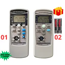 Điều khiển điều hòa Mitsubishi Mã 03 dòng MSY- MSZ- MS, remote máy lạnh Mitsubishi-kèm pin - GDCT