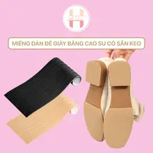 Miếng dán bảo vệ đế giày chống mài mòn, giảm tiếng ồn, tấm cao su dán chống trơn DD01