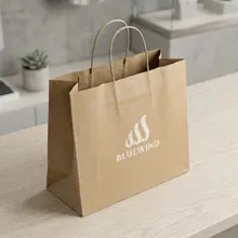 Túi Giấy Kraft Nâu Cho Giày Thể Thao Bluewind Đựng Quà Thân Thiện Với Môi Trường