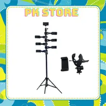 Kẹp càng cua gắn điện thoại vào xe đạp, tripod, chân đèn livestream, chụp hình, quay phim nhiều máy cùng lúc