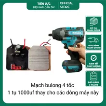 Mạch bulong 800Nm + công tắc đỏ xịn Có Đế Tản Nhiệt Nhôm - 4 Tốc Độ 1 TỤ 1000UF