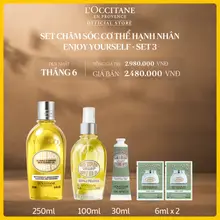 Set Chăm Sóc Cơ Thể Hạnh Nhân L'Occitane Enjoy Love Yourself (Kem tay 30ml giao mùi ngẫu nhiên)