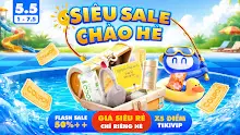 Tiki 5.5 Siêu Sale Chào Hè – Flash Sale Giảm 50%, X5 Điểm VIP