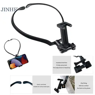 JINHF Hands Free Đeo Cổ Giá Đỡ Lười Giá Đỡ Điện Thoại Đa Năng Gắn Cho 15ProMax Dock Station HOT