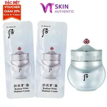 10 Gói Kem dưỡng TRẮNG DA, MỜ NÁM Whoo Gongjinhyang Seol Radiant White Moisture Cream 1ML
