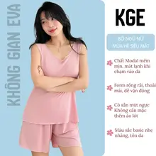 Bộ Đồ Ngủ Nữ Mùa Hè Bộ Ngủ Nữ Viền Sóng Mềm Mát, Co Giãn, Mặc Nhà Siêu Thoải Mái W4521