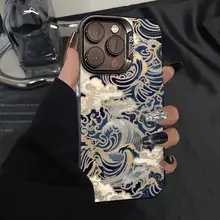 Ukiyoshi vẽ sóng phù hợp với iphone 17/16plus xu hướng 15/14 dễ thương mới 13/12/11