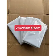 Túi nilong PE dày 9zem size 1mét8 x 2m6 , 2m2 x 3m  đựng nệm , so fa , tủ lạnh tivi  nông sản , thực phẩm ..