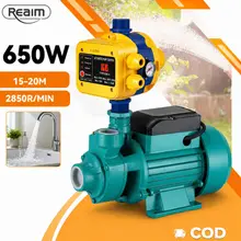 Reaim Máy bơm tăng áp 650W Máy bơm nước gia đình – Cấp nước gia đình, tăng áp cho vòi sen, bình nóng lạnh, máy giặt