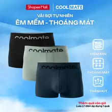 Combo 3 Quần Lót Nam Trunk Lenzing Modal Cạp Logo Coolmate