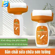 Lăn sơn thông minh shengbo CXQ2010 Cây lăn sơn tường, sơn trắng cao cấp làm sạch tường bị vẽ bẩn, ố vàng, nấm mốc 500g