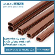 Ron Cách Âm Khung Cửa Màu Nâu Loại 10*6, *8, *10, *12, *15mm - DOORSEAL™ (Vietnam)