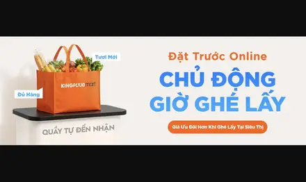 Kingfoodmart Đặt Trước Online, Ghé Lấy – Giảm Đến 33%