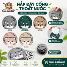 Combo 3 Nắp Đậy Cống Ngăn Mùi Silicon Chống Trào Ngược Tắc Nghẽn, Nắp Cống Thoát Nước Sàn Hiệu Quả
