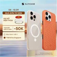 Ốp lưng cho iPhone 16 Pro Max / 16 Pro / 16 Plus / 16 SLIMCASE - Không ố vàng, siêu mỏng, hỗ trợ sạc không dây