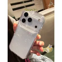 Ốp điện thoại lấp lánh tối giản có đính sequin cho iPhone 17 Pro Max dành cho iPhone 11 12 13 14 15 16 Xs Max 7 Plus
