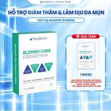 Mặt Nạ Sợi Khổ Qua & Tinh Chất Tràm Trà Hỗ Trợ Giảm Thâm Mụn, Dưỡng Ẩm Và Làm Dịu Da Trioderma Blemish Mask 25g