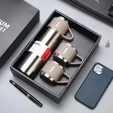 Bình giữ nhiệt 500ml tặng kèm 2 cốc Bình Trà  3 Cốc Bình kèm ly giữ nhiệt