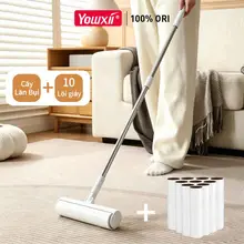 YOWXll Cây Lăn Bụi Đa Năng Có Thể Tùy Chỉnh Chiều Dài Tay Cầm, Lăn Bụi Ga Giường, Quần Áo, Đệm Sofa