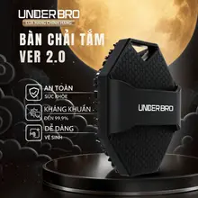 Bàn Chải Tắm Silicone 2.0 Kháng Khuẩn Under Bro Tẩy Tế Bào Chết Massage Thư Giãn The Body Buffer 2.0