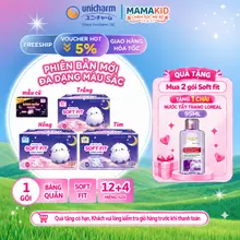 [TẶNG NƯỚC TẨY TRANG LOREAL] Băng Quần Diana Soft Fit Phiên Bản Mới - Đa Dạng Màu Sắc, Ngủ Ngon Xuyên Đêm Gói 12+4 Miếng