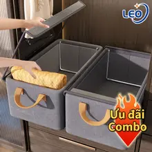 giỏ đựng đồ quần áo khung thép Túi đựng quần áo có thể gập lại hộp đựng đồ đa năng hộp không dệt