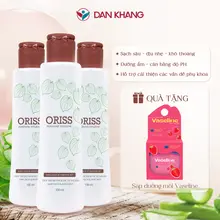 Dung dịch vệ sinh phụ nữ Oriss - Hỗ trợ làm sạch dịu nhẹ chiết xuất lá trầu không (150ml)