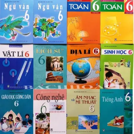 Bộ Sách Giáo Khoa Lớp 6 Năm 2020-2021 đầy đủ, chuẩn theo Bộ Giáo Dục & Đào Tạo