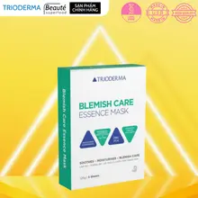 Mặt nạ Trioderma Blemish Mask hỗ trợ cải thiện mụn & thâm – Sợi thực vật khổ qua & t.chất tràm trà dưỡng ẩm, làm dịu da